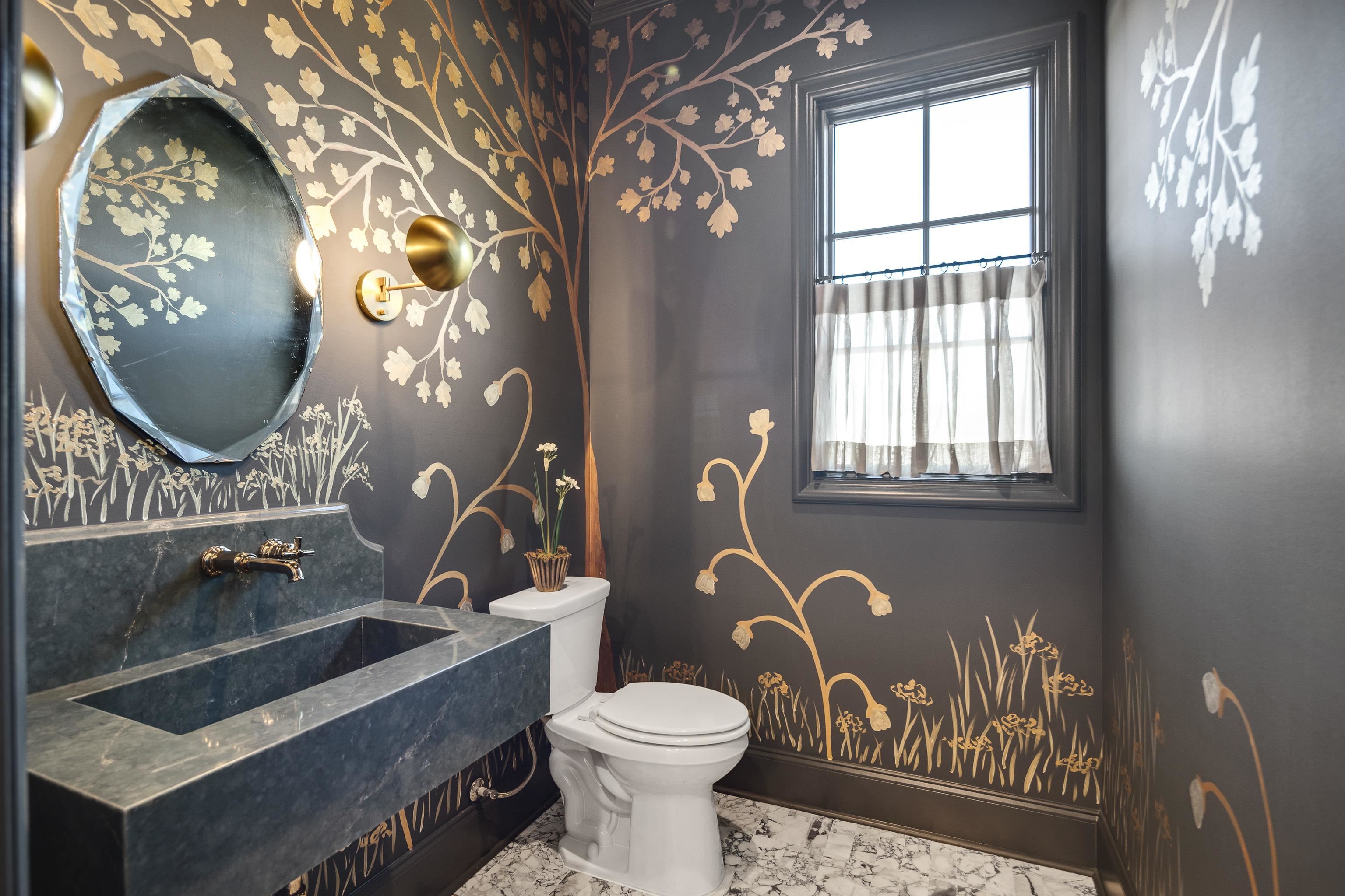 3280 Hidden Creek Loop West Collierville, TN 38017 - Photo 16 of 40 a bathroom with a toilet sink vanity and mirror