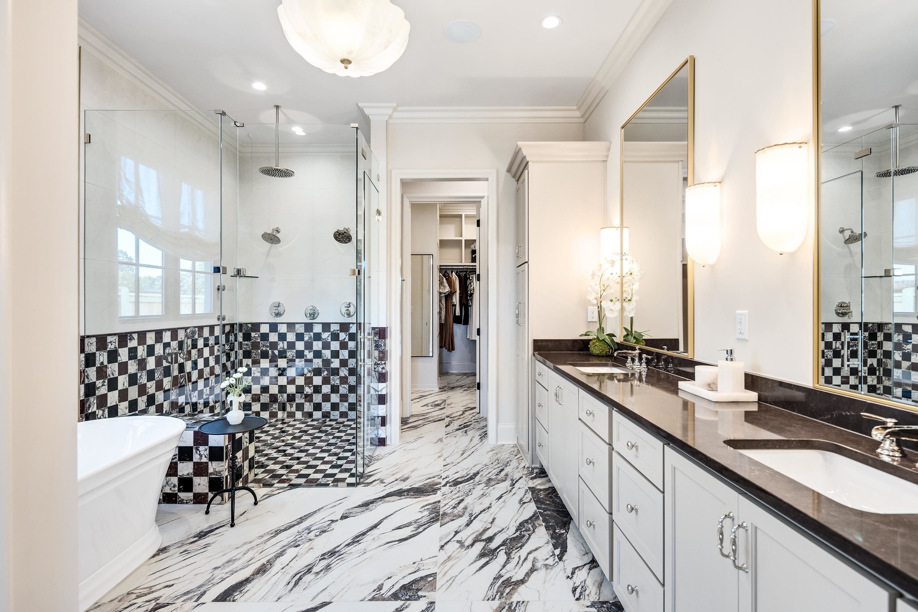 3280 Hidden Creek Loop West Collierville, TN 38017 - Photo 19 of 40 a large bathroom with a double vanity sink mirror and double
