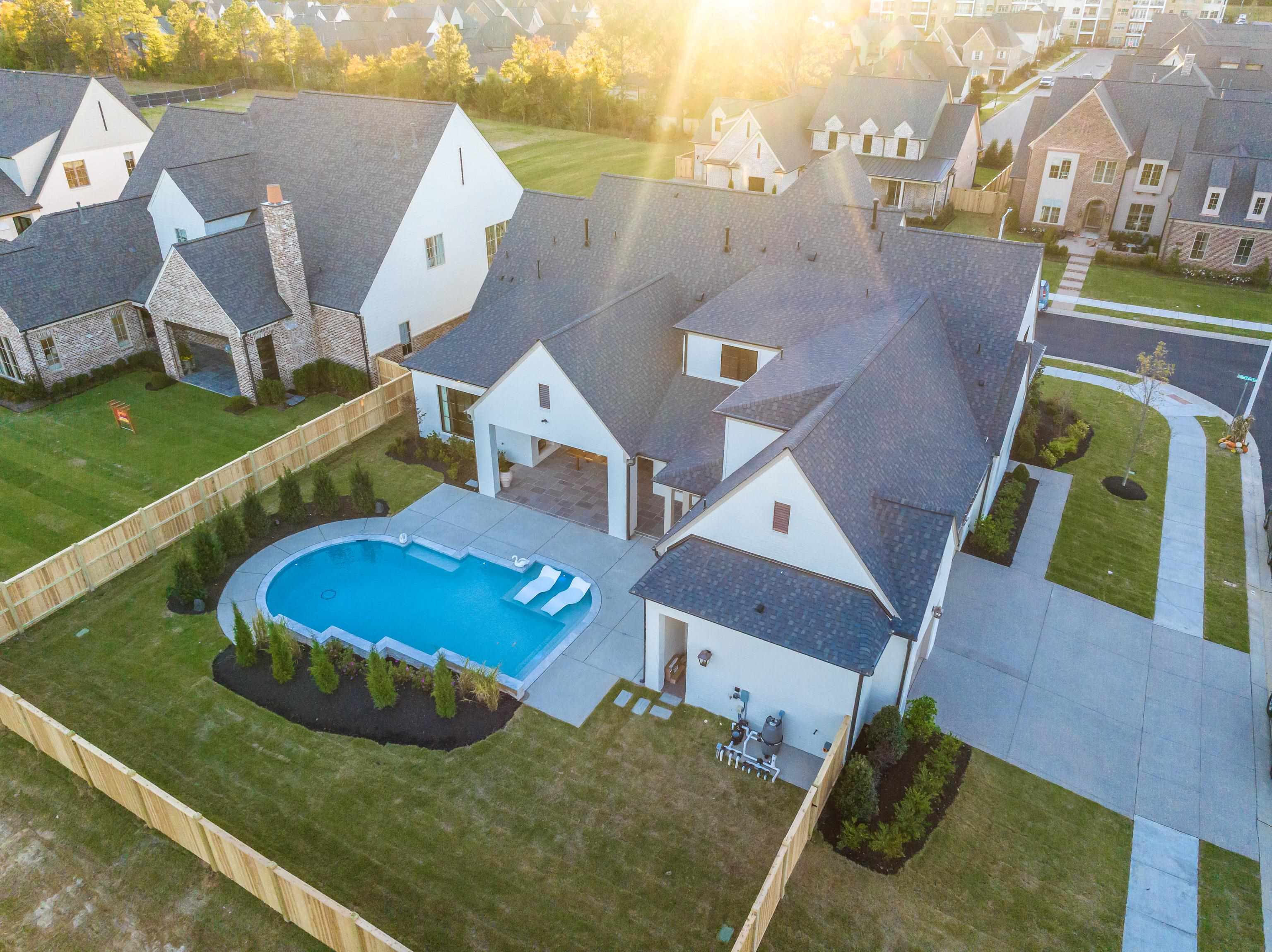 3280 Hidden Creek Loop West Collierville, TN 38017 - Photo 39 of 40 an aerial view of a house with outdoor space