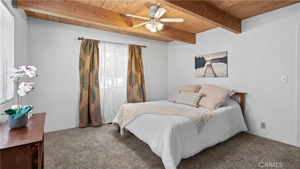 a view of lake with mountain