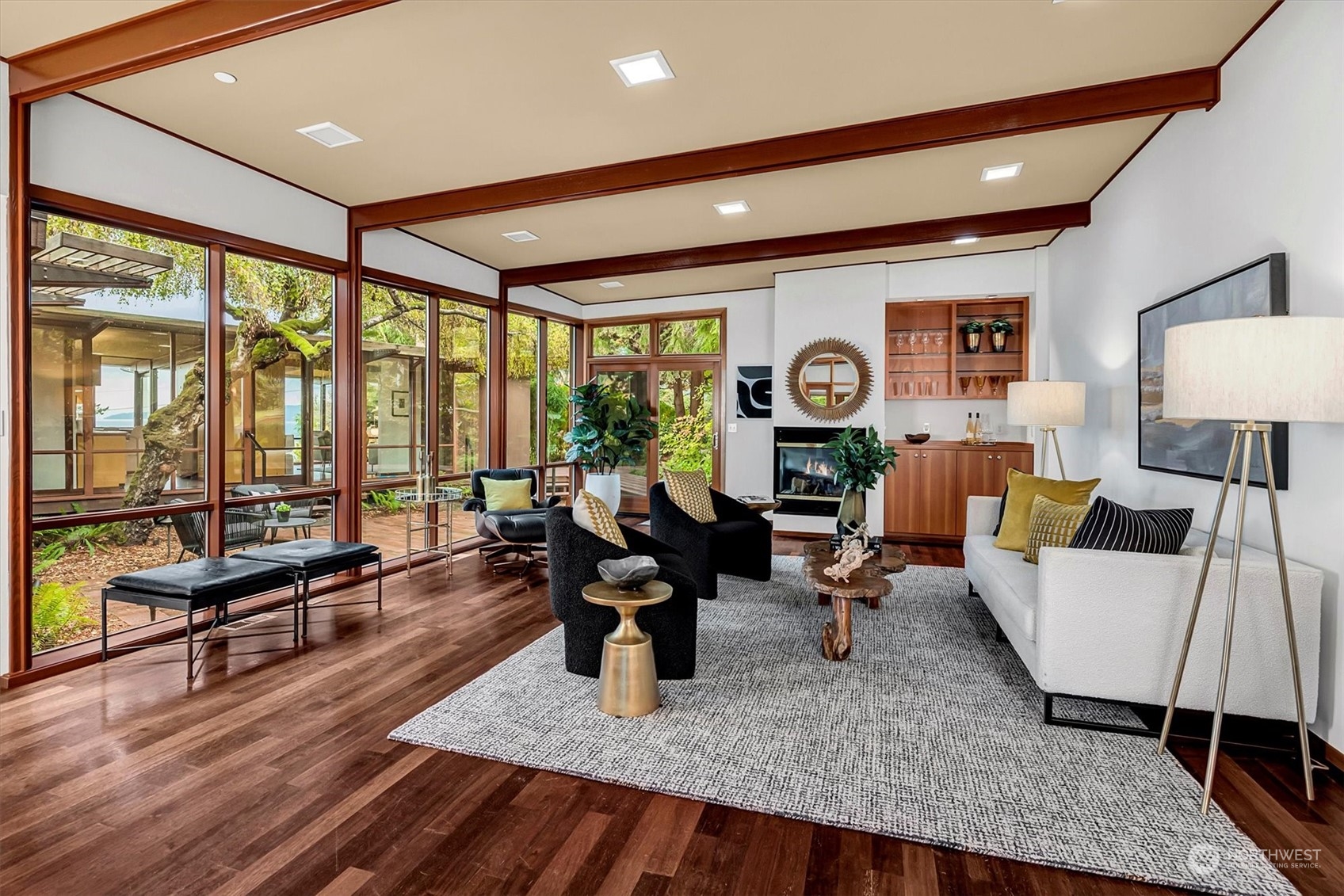 1360 Southwest 175th Street Normandy Park, WA 98166 - Photo 14 of 29 a living room with furniture and a large window