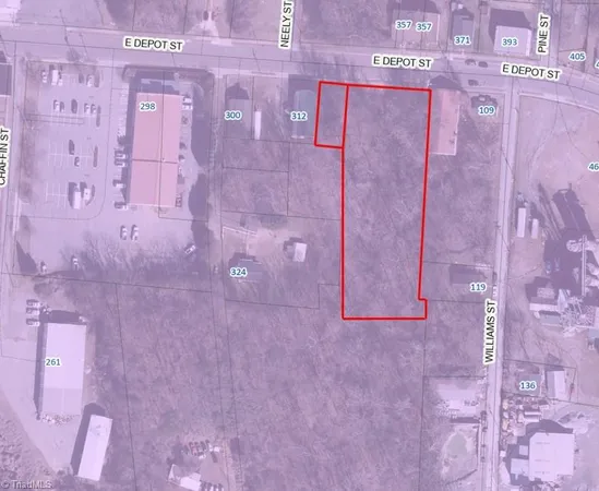 $50,000 | 1-lot East Depot Street, Mocksville, NC 27028