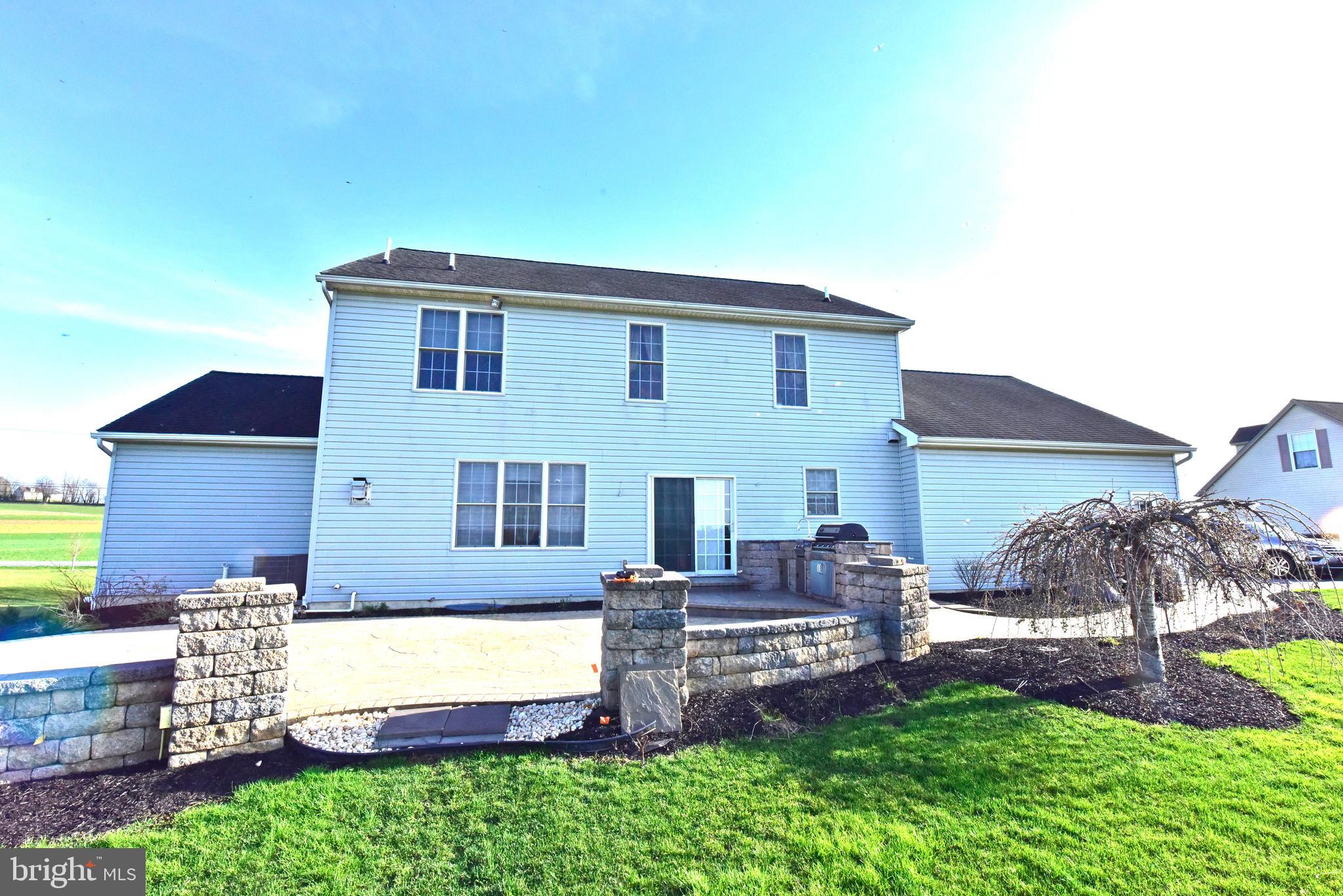67 Harristown Road Paradise, PA 17562 - Photo 5 of 43 Rear View / custom Patio and Barbecue grill area