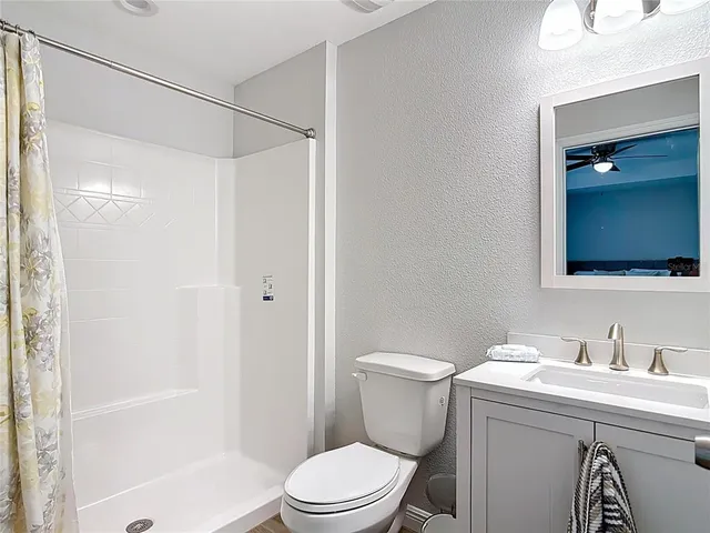 a view of a lake with a mountain in the background