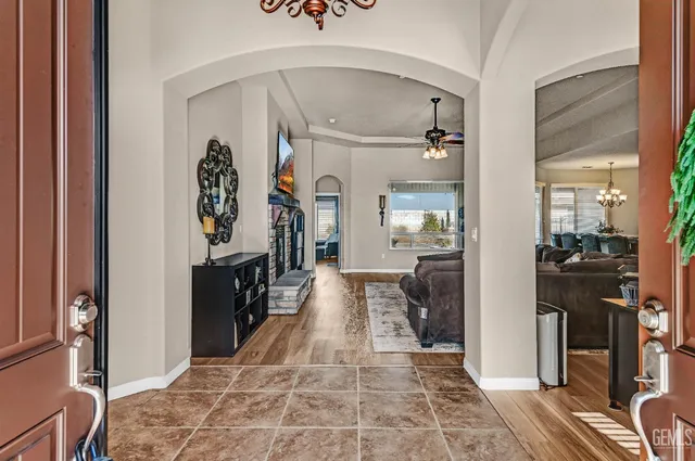 a room with furniture and a window