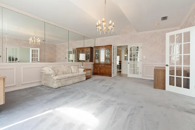 a bathroom with a shower and a toilet