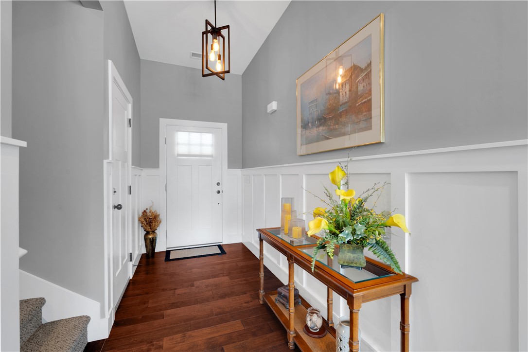 181 Amberwood Drive Anderson, SC 29621 - Photo 4 of 28 Warm hardwood floors and elegant wainscoting greet you in this inviting entrance foyer.