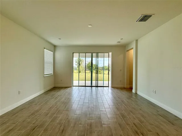 a utility room with cabinets