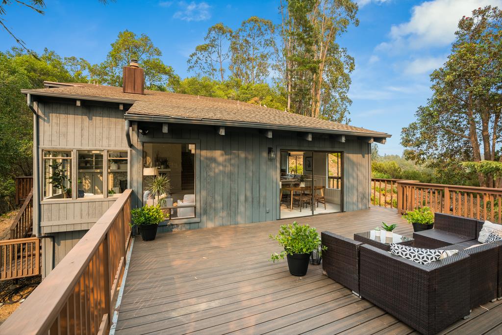390 Brooktree Ranch Road Aptos, CA 95003 - Photo 13 of 33 a front view of a house with balcony
