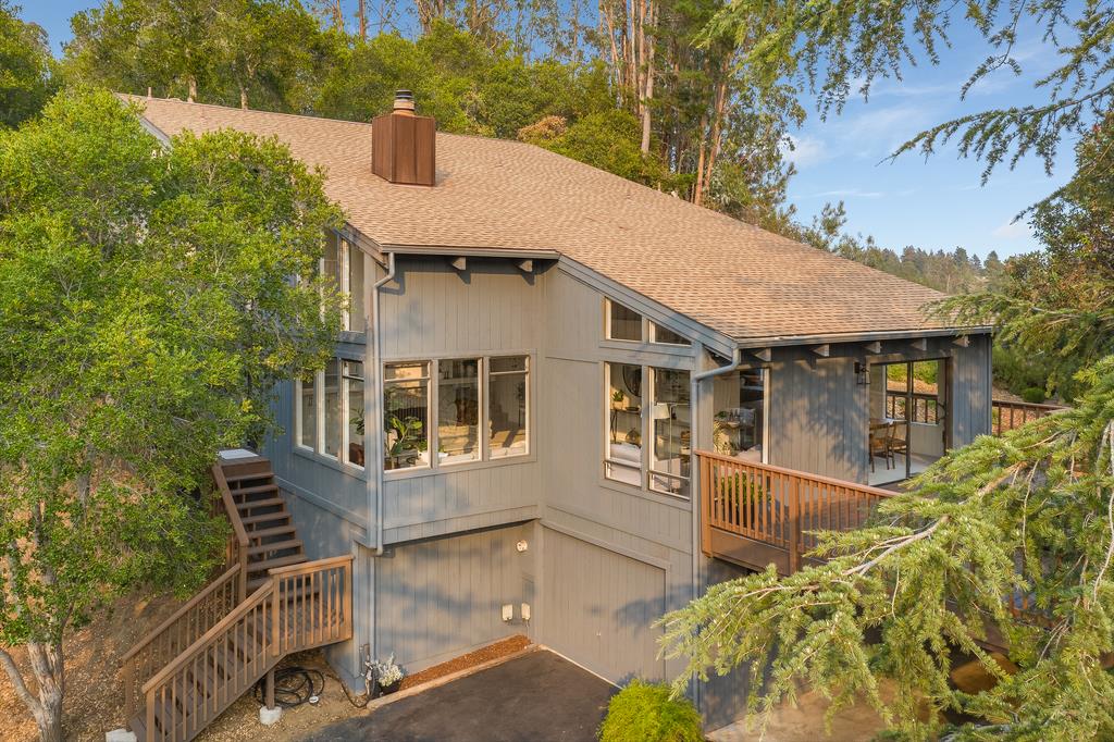 390 Brooktree Ranch Road Aptos, CA 95003 - Photo 31 of 33 a front view of a house with a yard