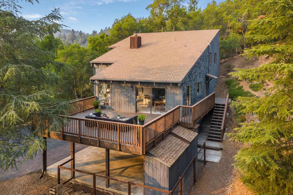 390 Brooktree Ranch Road Aptos, CA 95003 - Photo 32 of 33 a roof deck with table and chairs