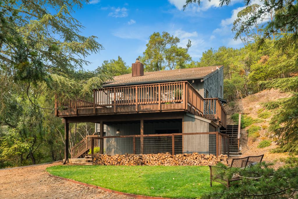 390 Brooktree Ranch Road Aptos, CA 95003 - Photo 33 of 33 a view of house with yard and entertaining space