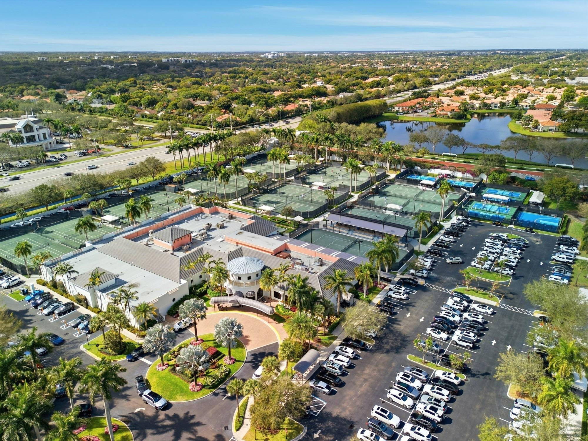 2498 Northwest 63rd Street Boca Raton, FL 33496 - Photo 36 of 39 an aerial view of residential building and lake
