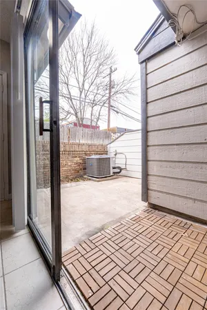 a view of a street with a car parked front of it