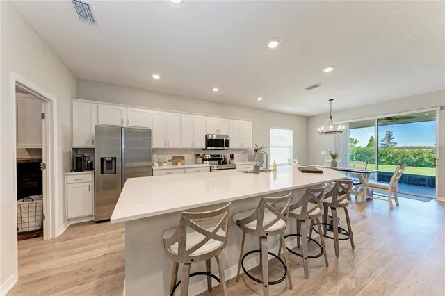 a outdoor space with furniture