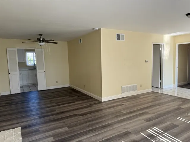wooden floor in an empty room
