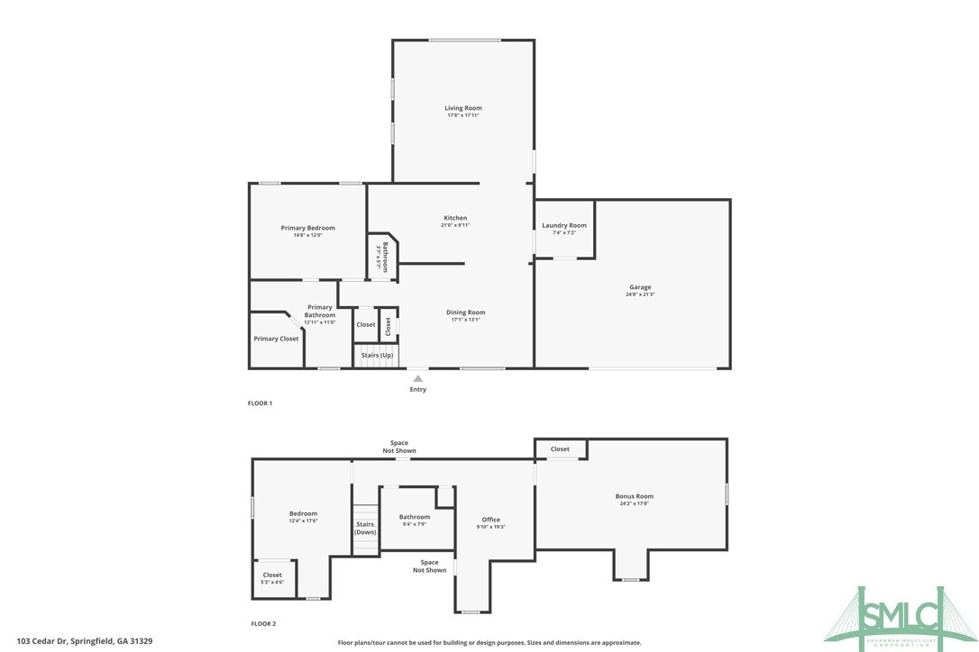 103 Cedar Drive Springfield, GA 31329 - Photo 33 of 33 Floor Plan