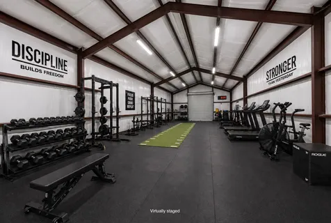 a view of gym