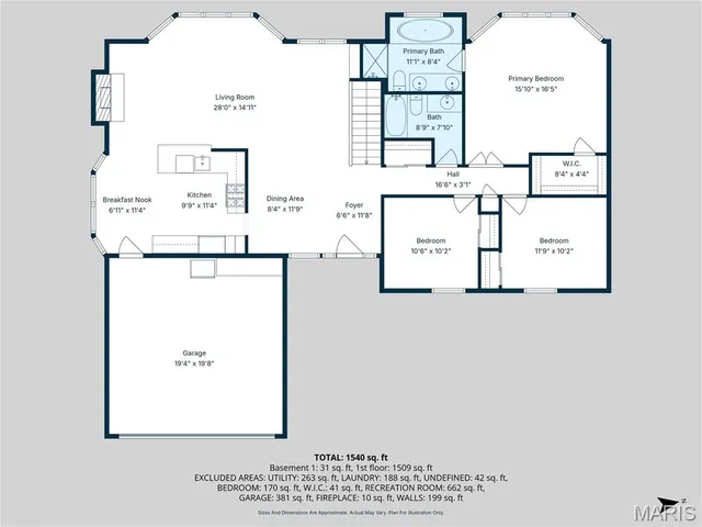 $350,000 | 6835 Bear Creek Drive, St. Louis, MO 63129