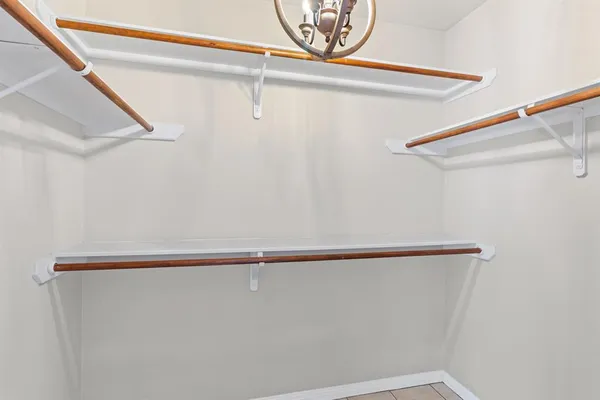 a close up view of racks on the wall