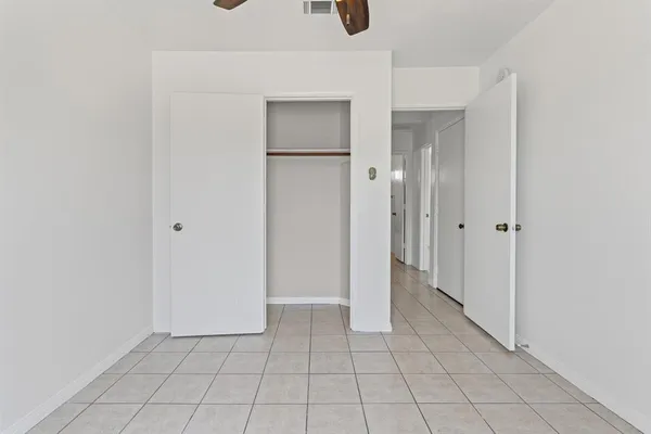 a view of an empty room