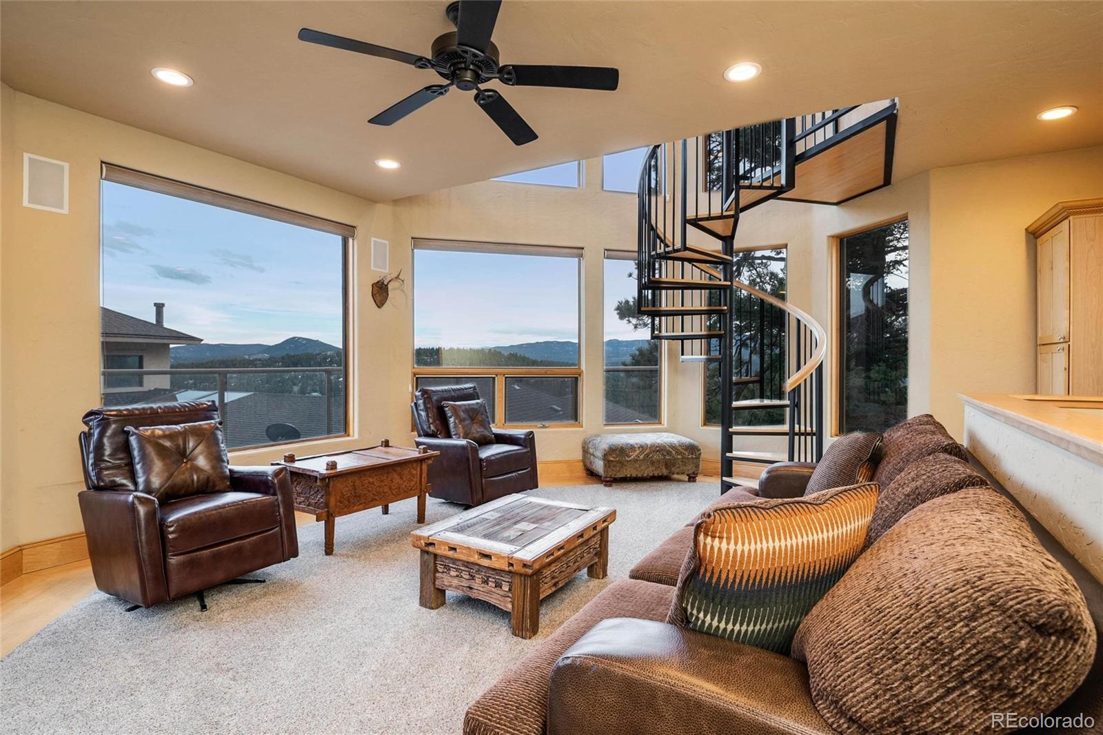 25580 Sunset Lane Evergreen, CO 80439 - Photo 39 of 40 a outdoor living space with furniture