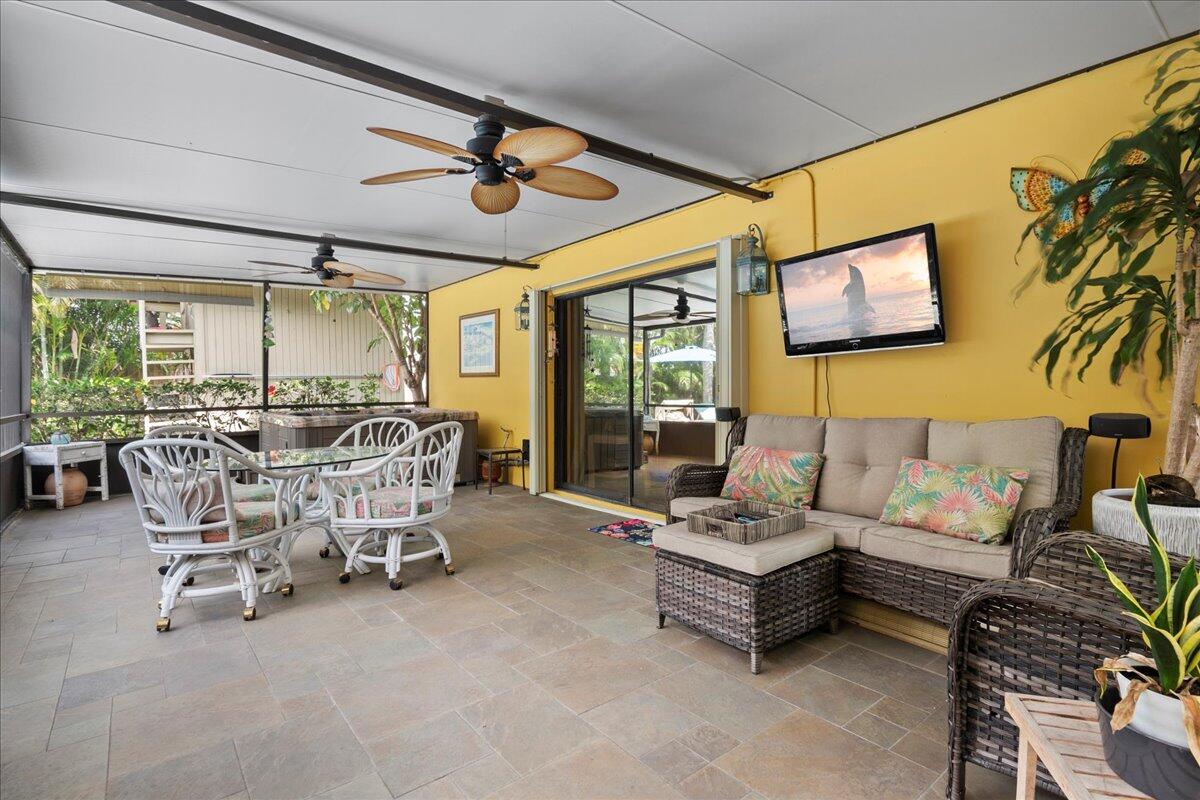 441 Davis Road Palm Springs, FL 33461 - Photo 22 of 29 Covered Screened Patio
