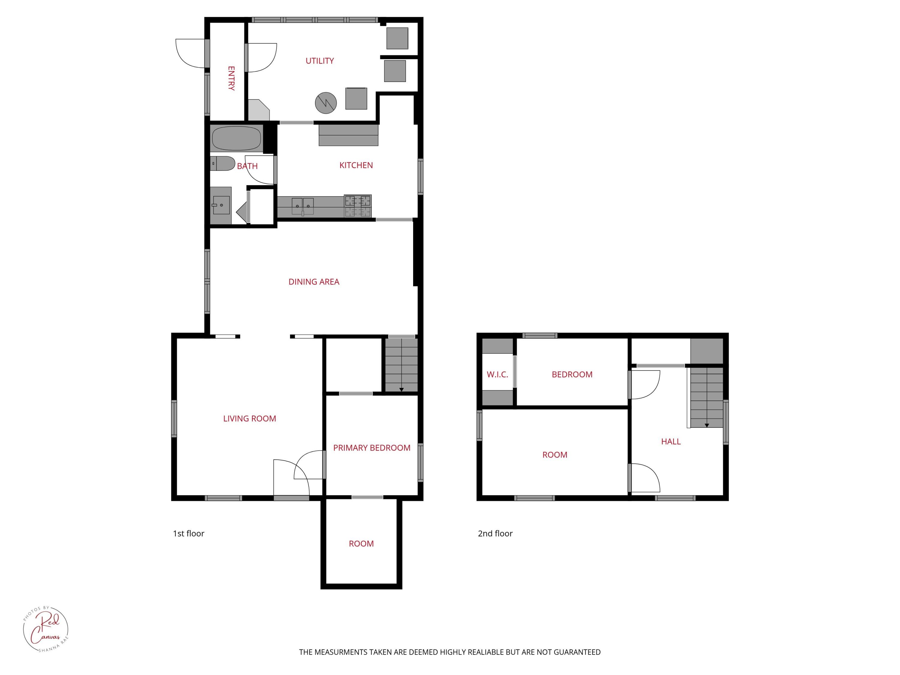 525 Kane Street La Crosse, WI 54603 - Photo 32 of 32 Upper & Lower Floor Plan