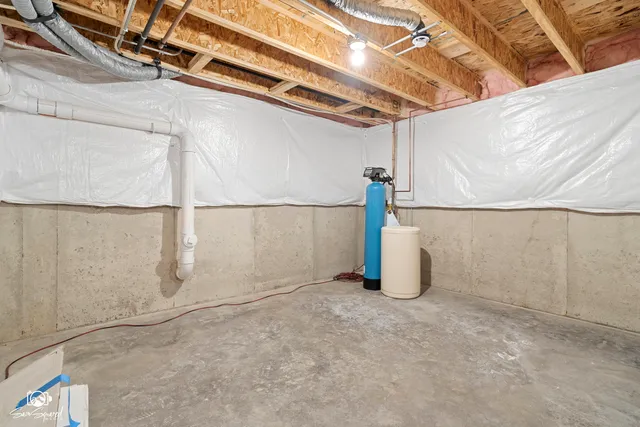 a view of storage and utility room