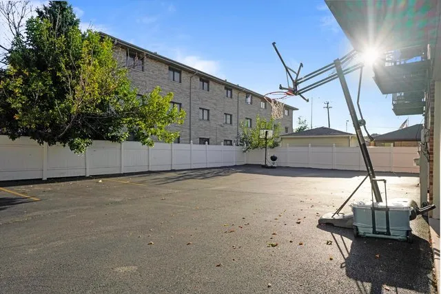 a backyard of a house