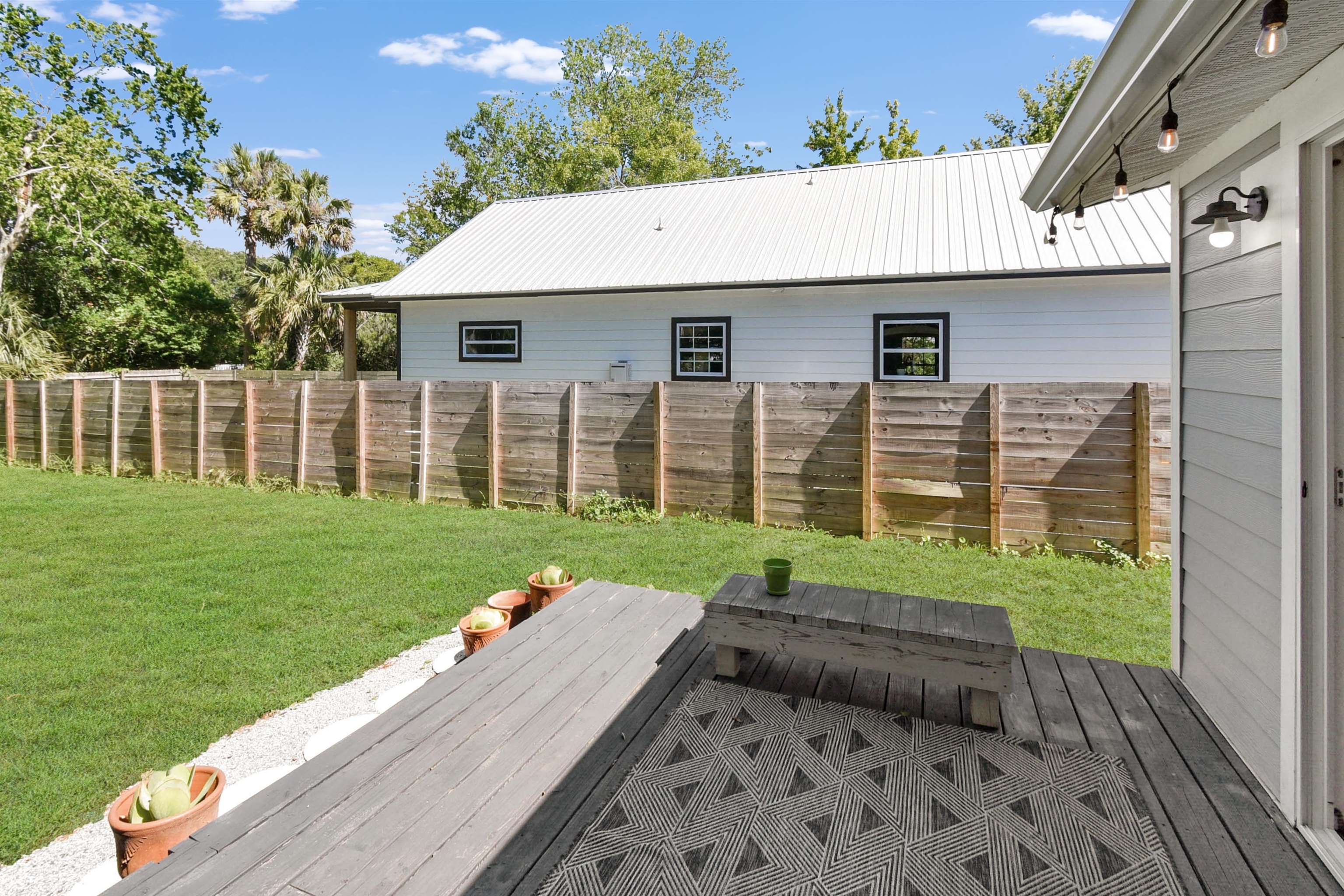 207 Spring Street St. Augustine, FL 32084 - Photo 31 of 32 a view of a house with backyard
