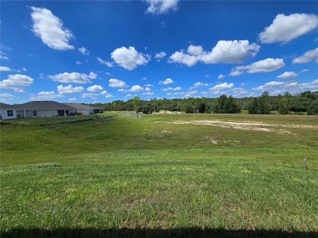an aerial view of residential houses with outdoor space and street view