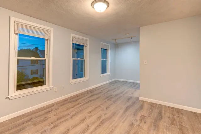 wooden floor in an empty room