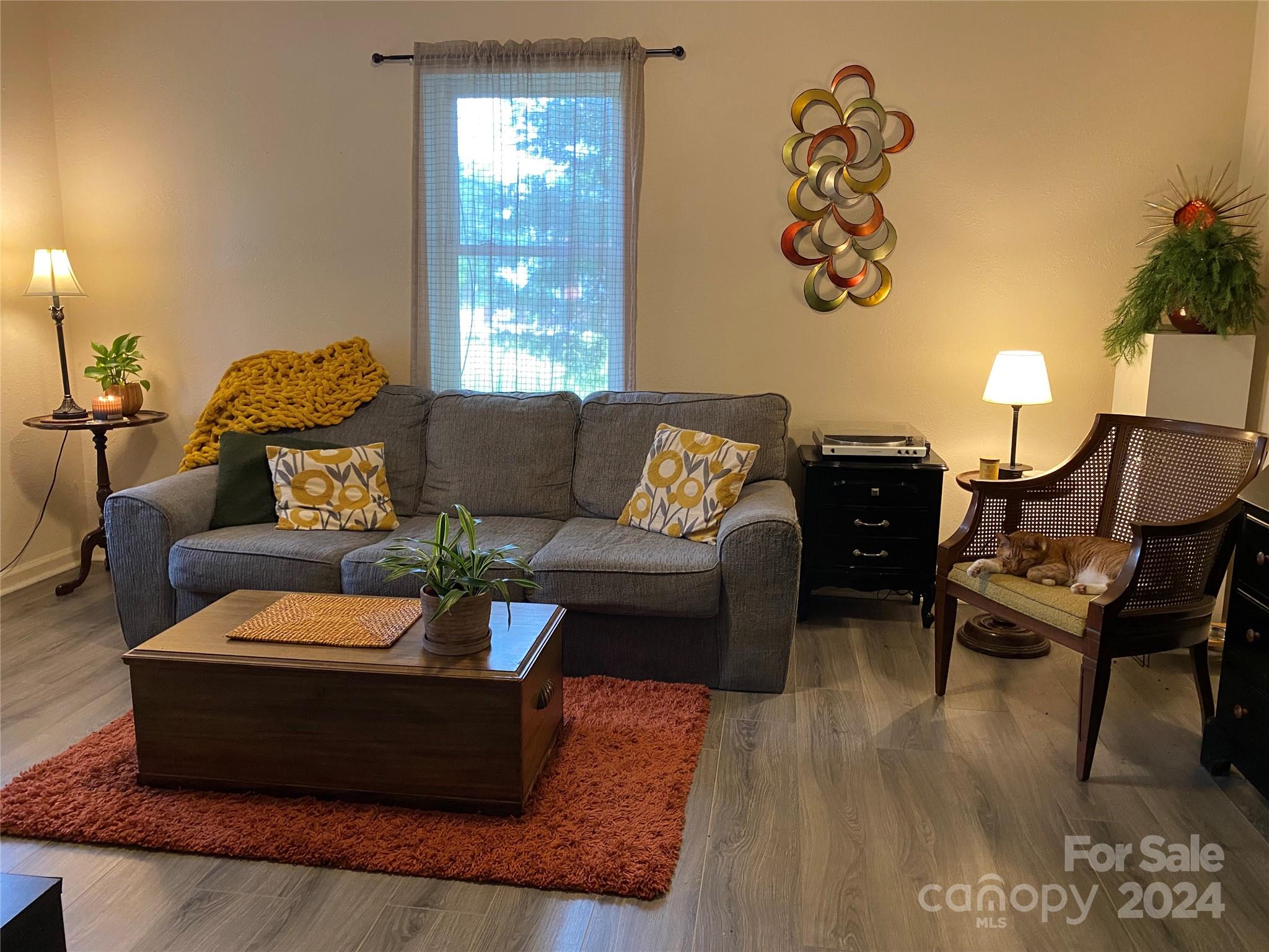 104 Riley Court Rutherfordton, NC 28139 - Photo 3 of 6 a living room with furniture and wooden floor