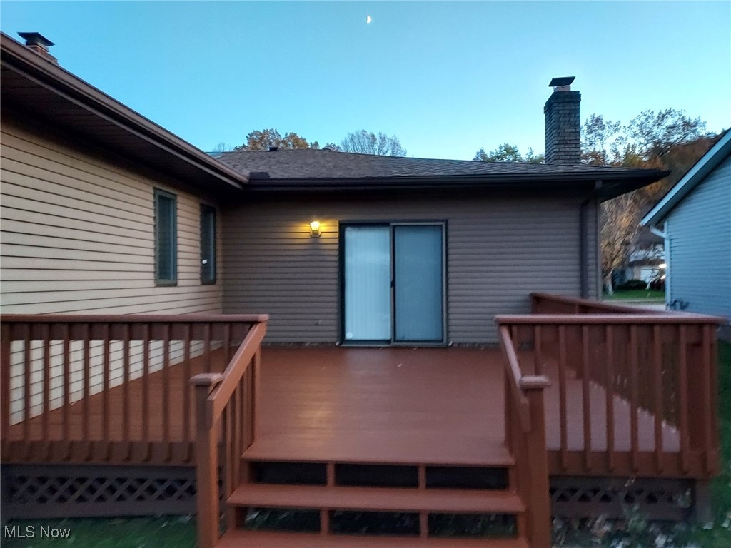 13735 Milo Road Cleveland, OH 44125 - Photo 45 of 49 Large Wood Deck is newly painted.