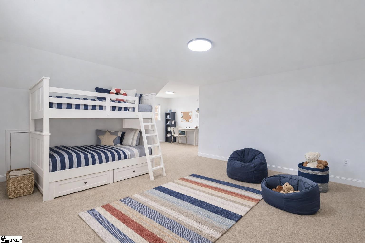 207 Traymore Way Greer, SC 29650 - Photo 37 of 49 The bonus room could be used as a 4th Bedroom. This is virtually staged to show you what it could look like.