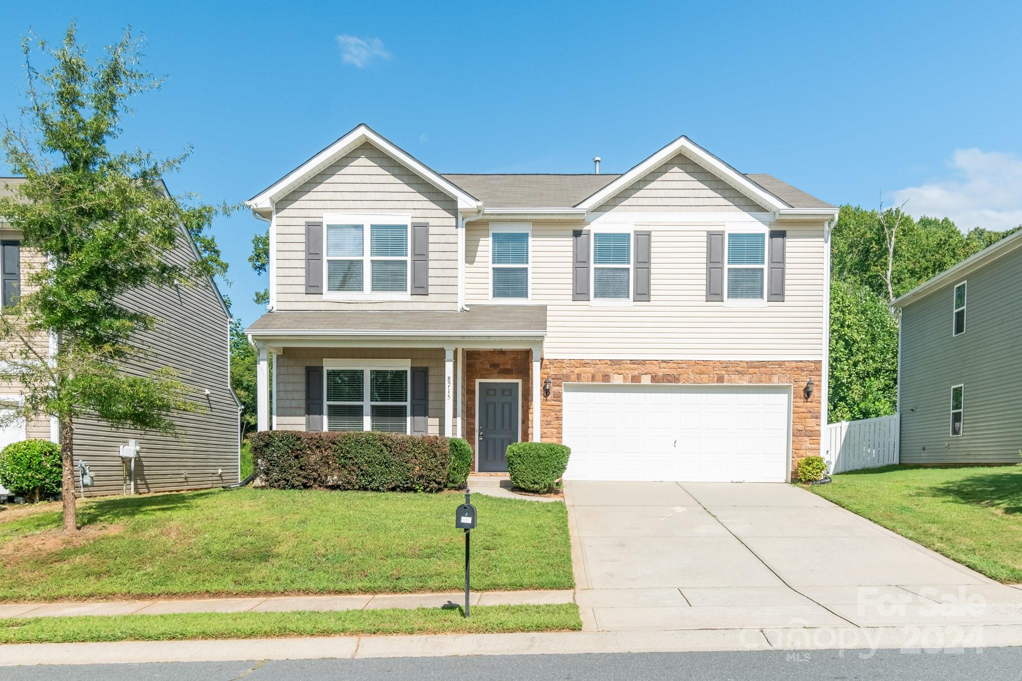 8715 Balsam Bay Road Charlotte, NC 28227 - Photo 23 of 29 a view of a yard in front of a house