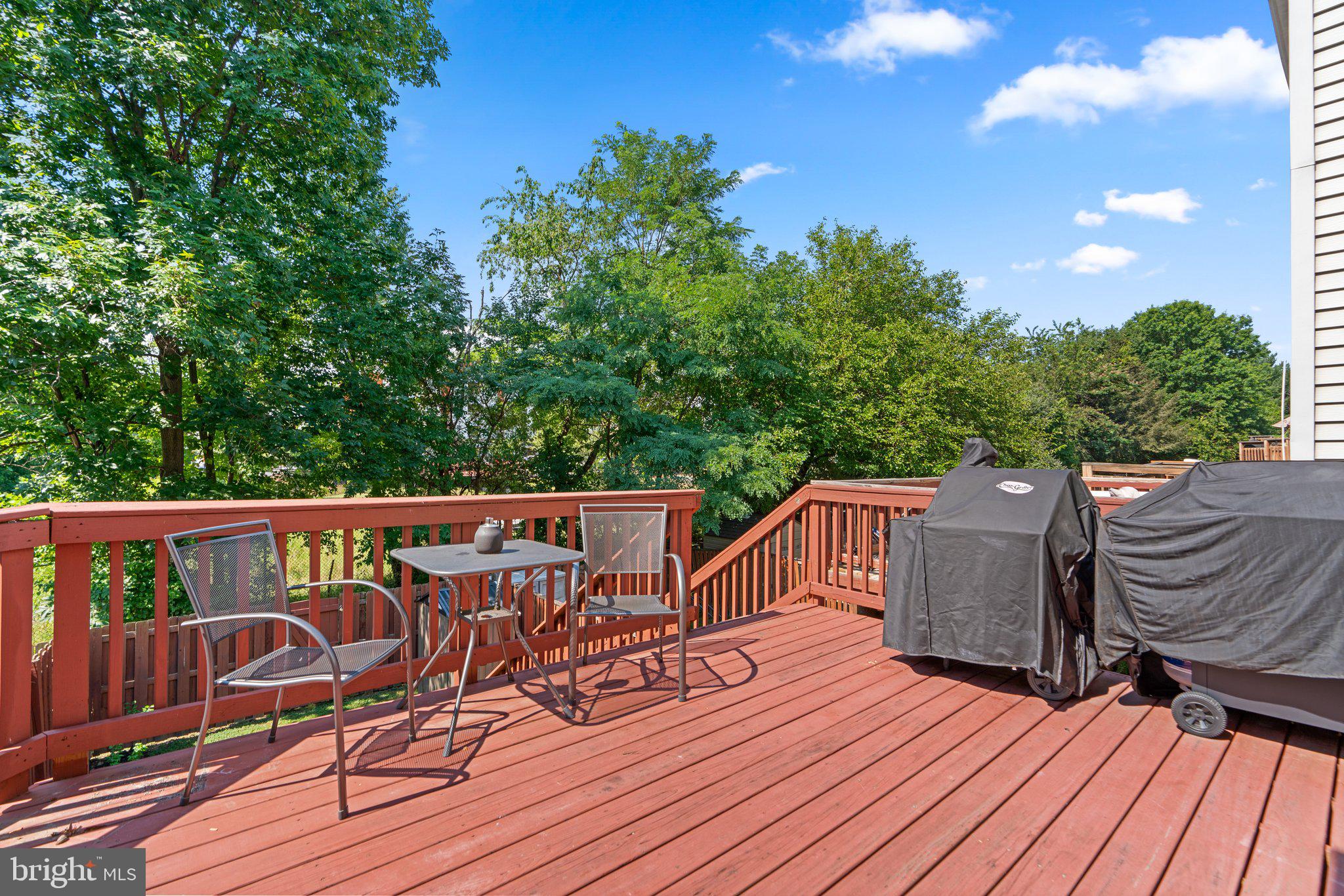 7262 Procopio Circle Columbia, MD 21046 - Photo 3 of 38 Awesome deck backing to trees!