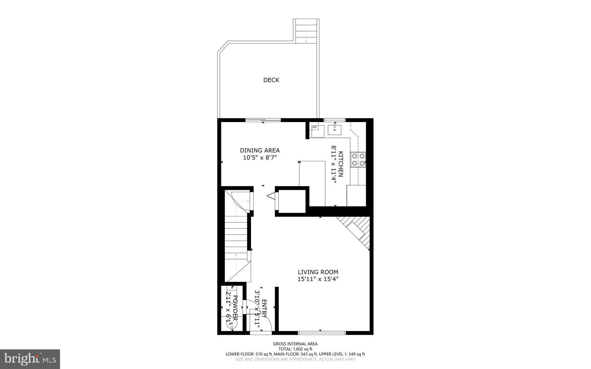 7262 Procopio Circle Columbia, MD 21046 - Photo 36 of 38 Main Level Floor Plan