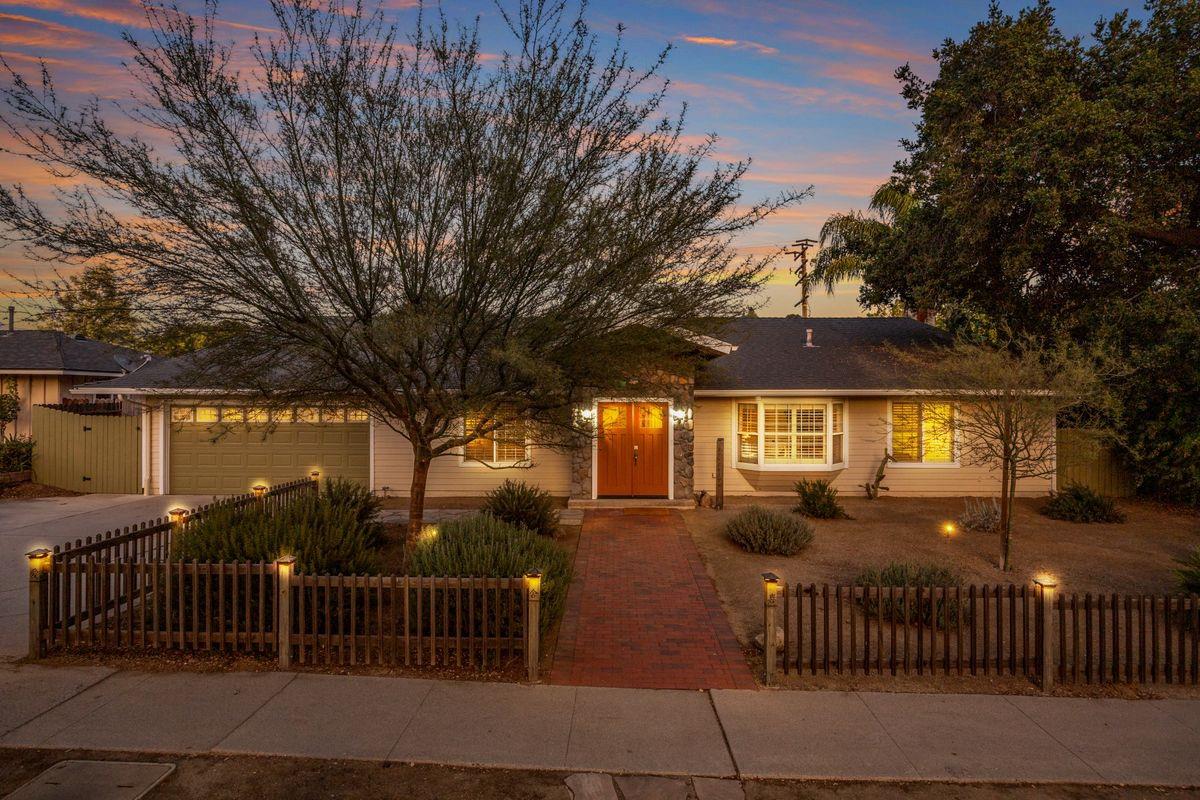 2230 South Rice Road Ojai, CA 93023 - Photo 1 of 26 a view of a house with a wooden fence