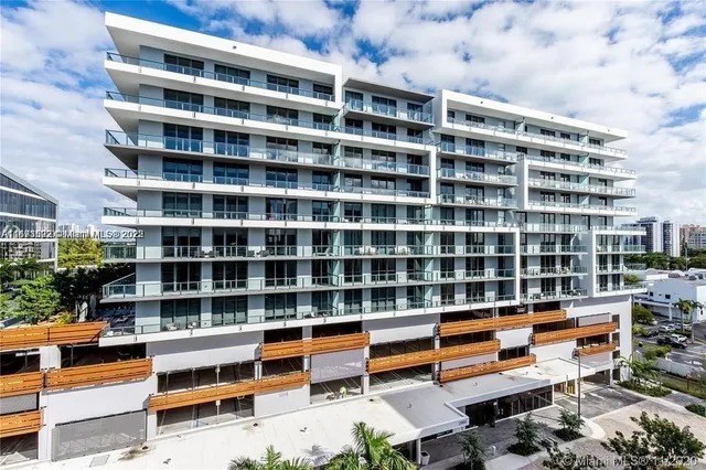 a front view of a building