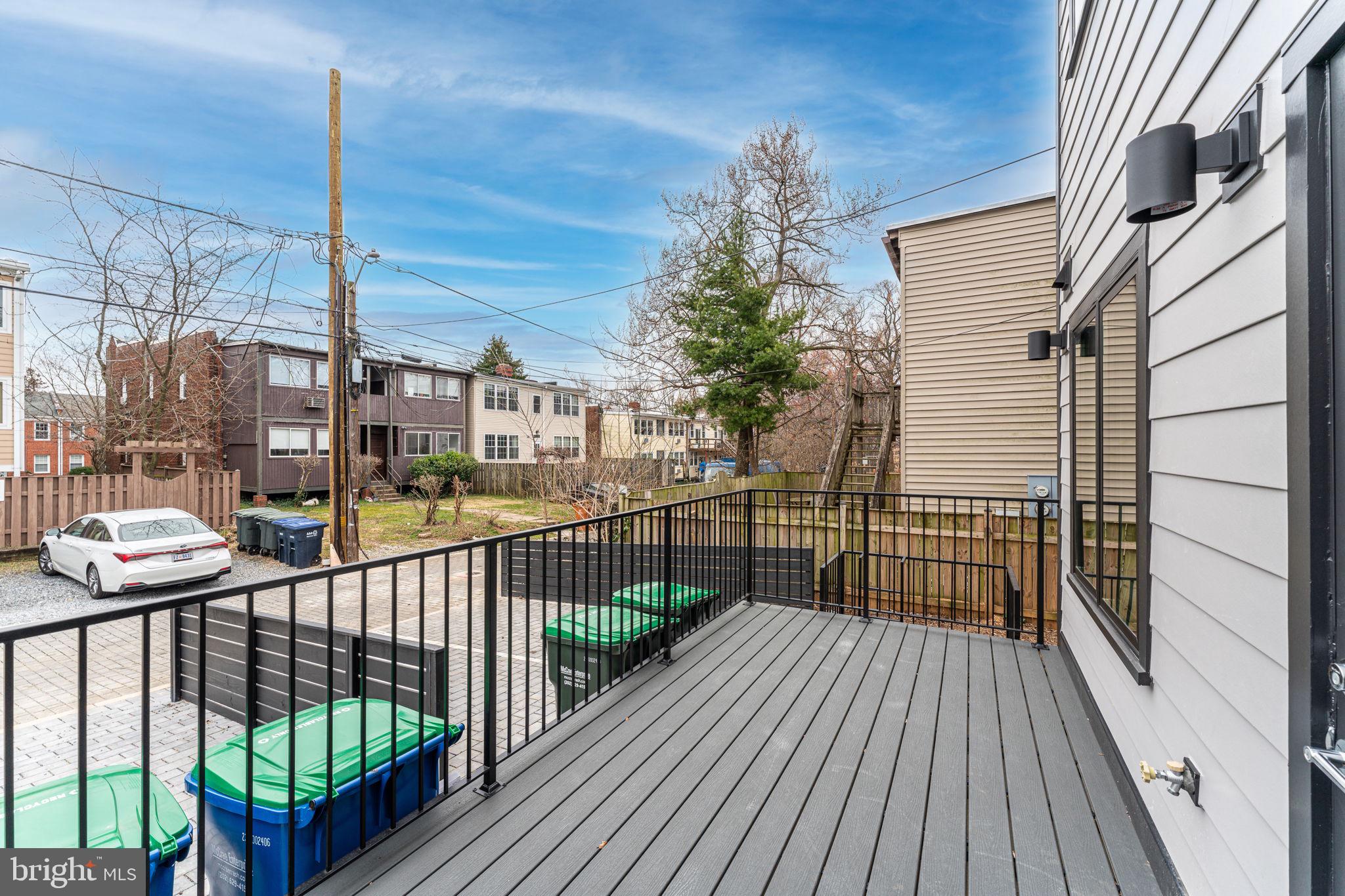 2217 40th Street Northwest, Unit 102 Washington, DC 20007 - Photo 16 of 18 Back fenced porch
