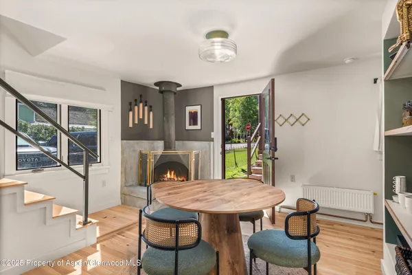a kitchen with stainless steel appliances granite countertop a stove and a refrigerator