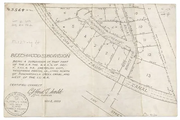 $90,000 | Lot 2-3 Beechwood Drive, Hammond, LA 70401