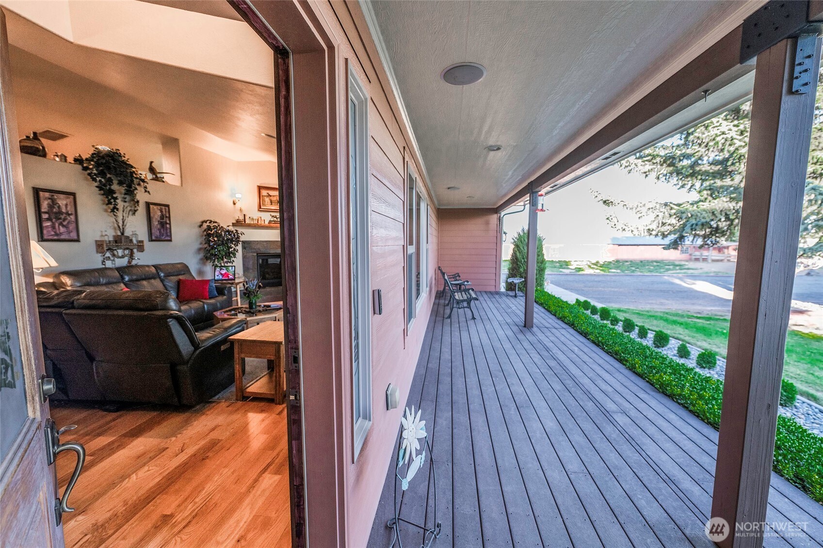 211 Last Chance Road Walla Walla, WA 99362 - Photo 5 of 40 a view of a porch with wooden floor