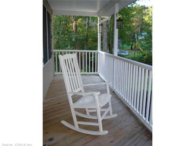 123 Preston Allen Road Lisbon, CT 06351 - Photo 1 of 1 a view of a chair in a balcony