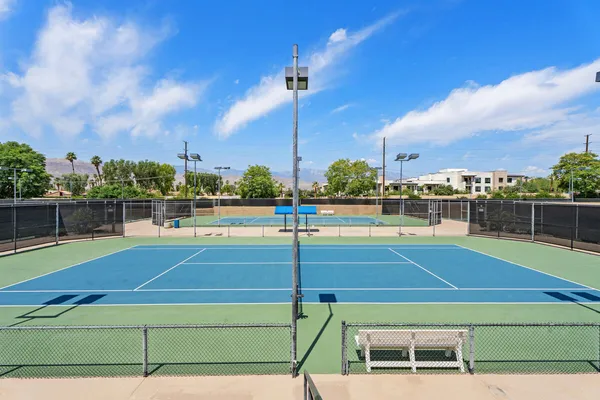 a view of a tennis court