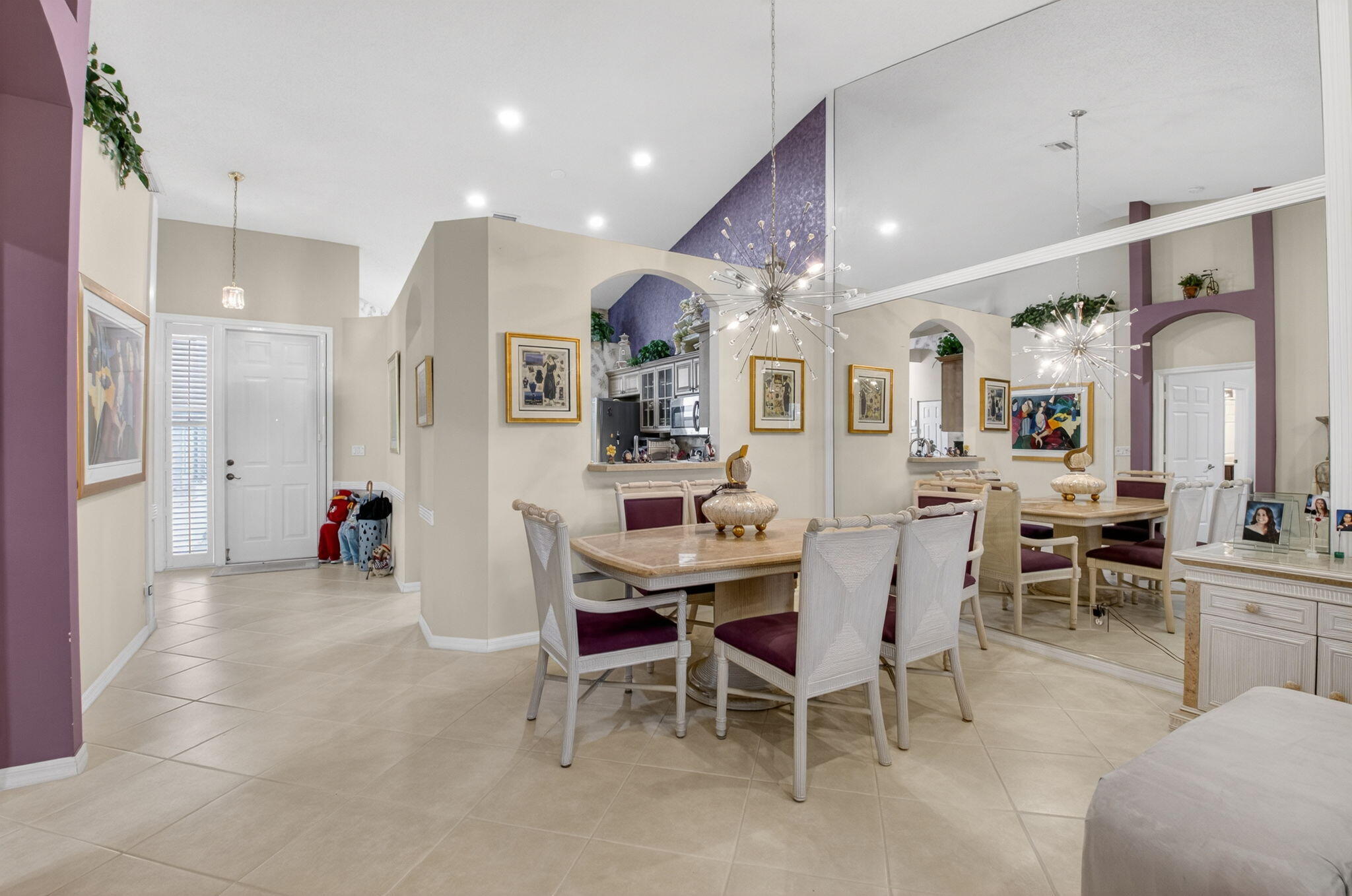 6165 Petunia Road Delray Beach, FL 33484 - Photo 6 of 68 Living to Kitchen