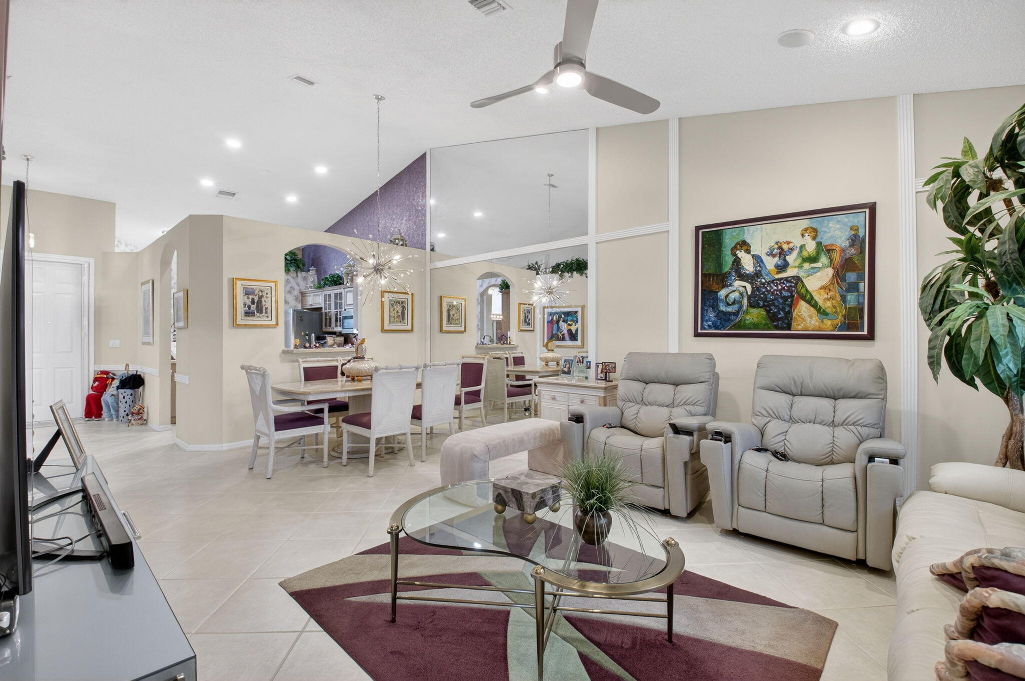 6165 Petunia Road Delray Beach, FL 33484 - Photo 7 of 68 Living to Dining Room