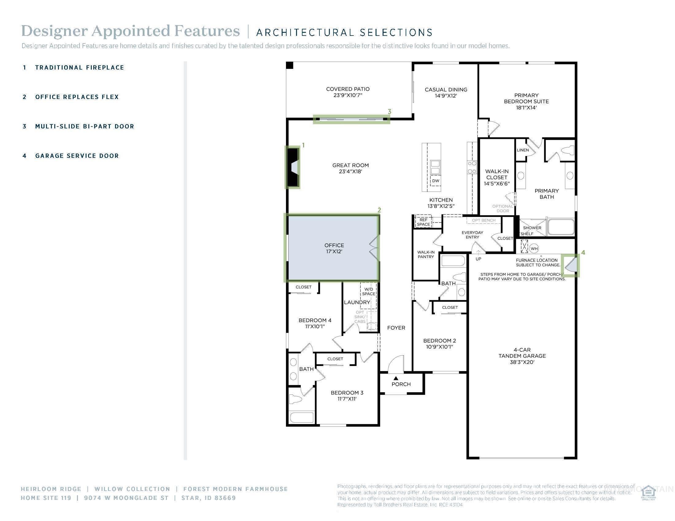 9074 West Moonglade Street Star, ID 83669 - Photo 40 of 40 View of home floor plan